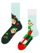 Chaussettes rigolotes Elfes et cadeaux